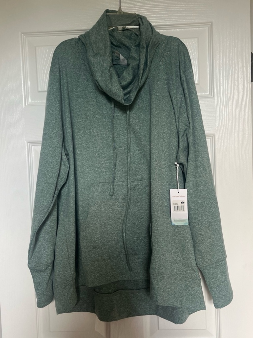 Balance Collection Sage Green Heather Pullover